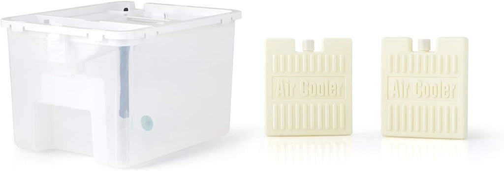 Orbegozo Air 46 Evaporativo 3 en 1 Aire Acondicionado, 3 Velocidades, Temporizador, Acumuladores Fríos, Depósito de 6 L, Control Remoto, Silencioso, 55 W, Plástico/Metal