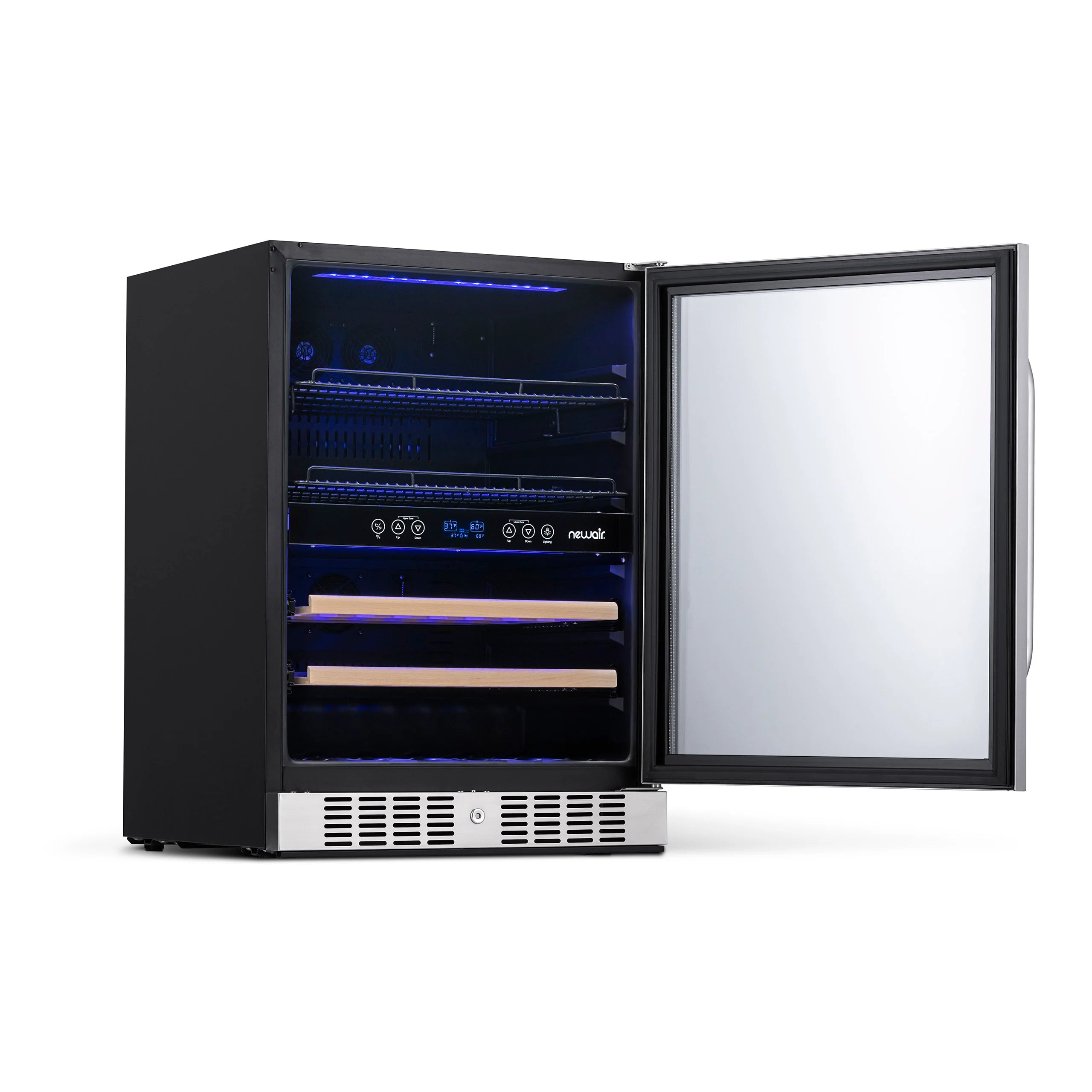 2025 Newair® Refrigerador Empotrable de Doble Zona para 70 Latas y 20 Botellas - 24"