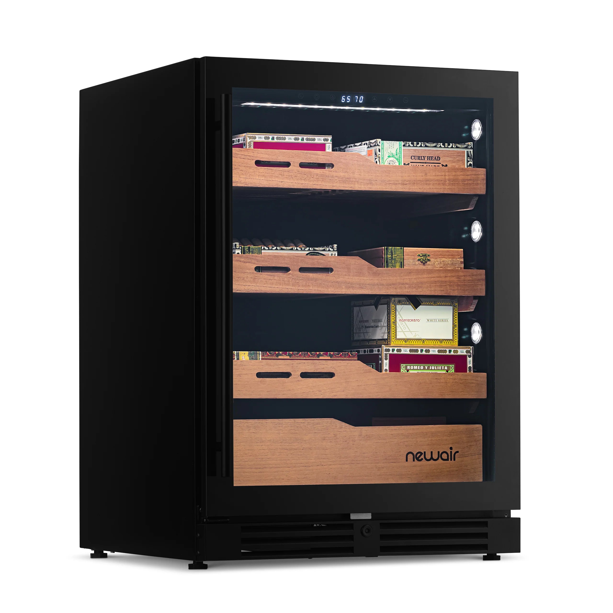 2025 Newair® Humidor Eléctrico para Puros, 1,500 Unidades – Empotrable o Independiente