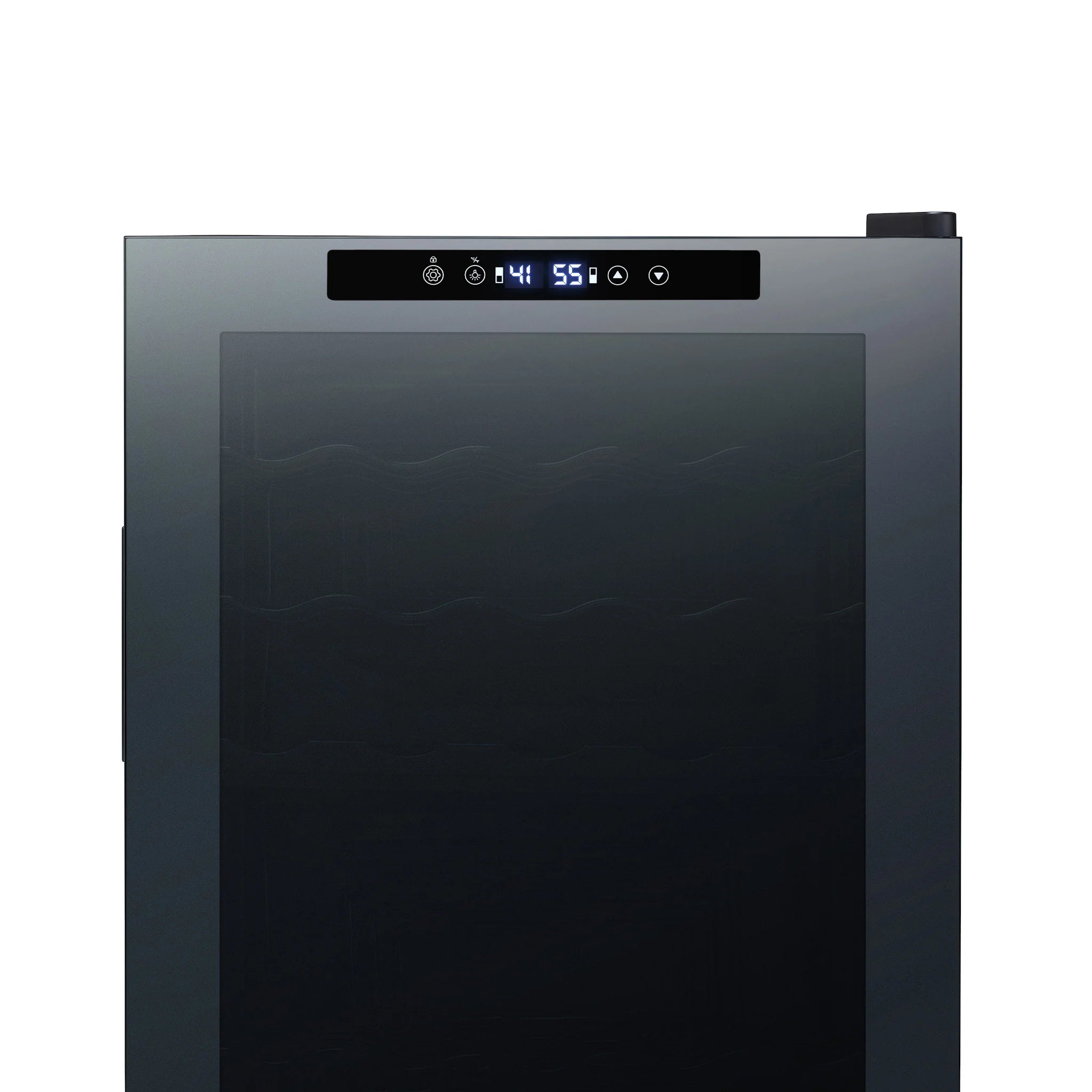 2025 Refrigerador de Vinos Independiente Newair® Negro – 33 Botellas, Doble Zona – 19,5"