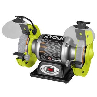 RYOBI Esmeriladora de Banco de 6" 2,1 A con Luz LED – Modelo BG612G