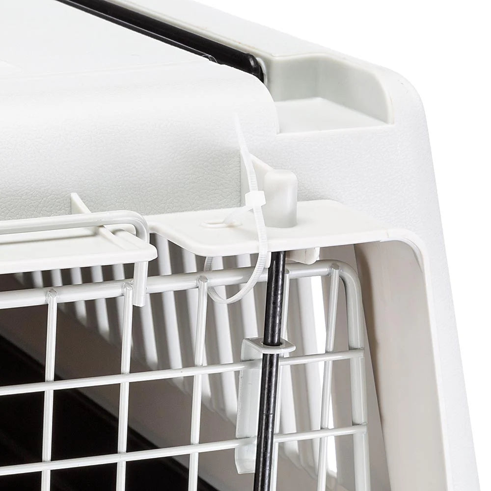 2025 Atlas 40 – Transportín para perro de tamaño mediano, seguro, ventilado y conforme a la normativa IATA. Con asa práctica, comedero y accesorios opcionales