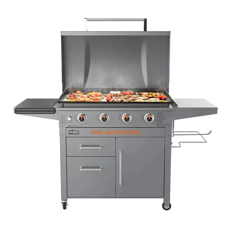 Blackstone ProSeries Estación de Cocina con Plancha de 4 Quemadores de 36" con Campana