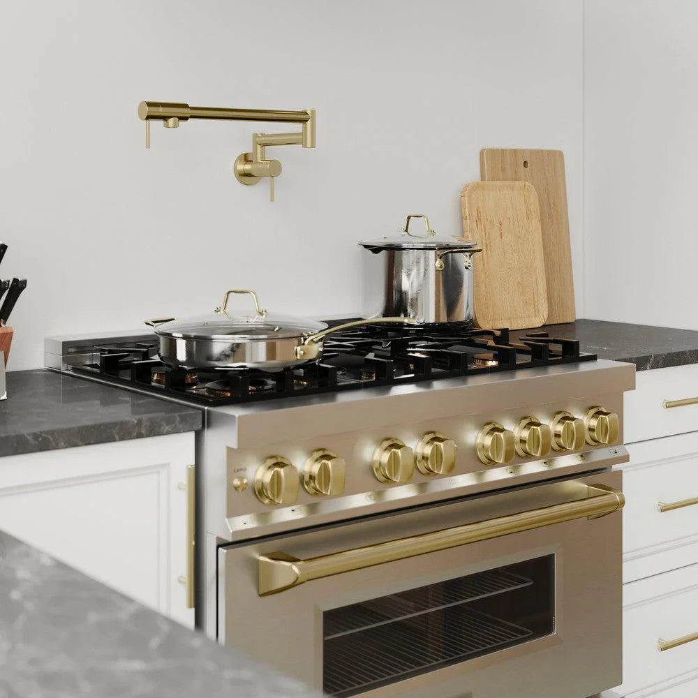 Set de Cocina de 10 Piezas en Acero Inoxidable No Tóxico ZLINE (CWSETL-ST-10)