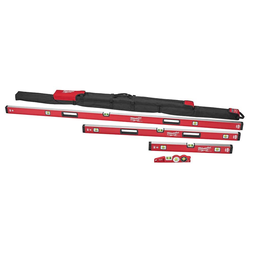 2025 Set de Niveles Magnéticos REDSTICK – 10"/24"/48"/78" + Nivel Torpedo – Modelo MLBXCM78