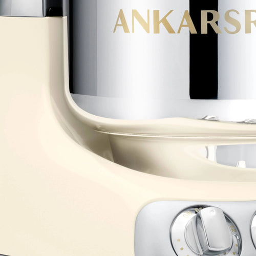 2025 Ankarsrum Assistent Original 6230 – Robot de cocina en crema clara, versátil, potente y elegante