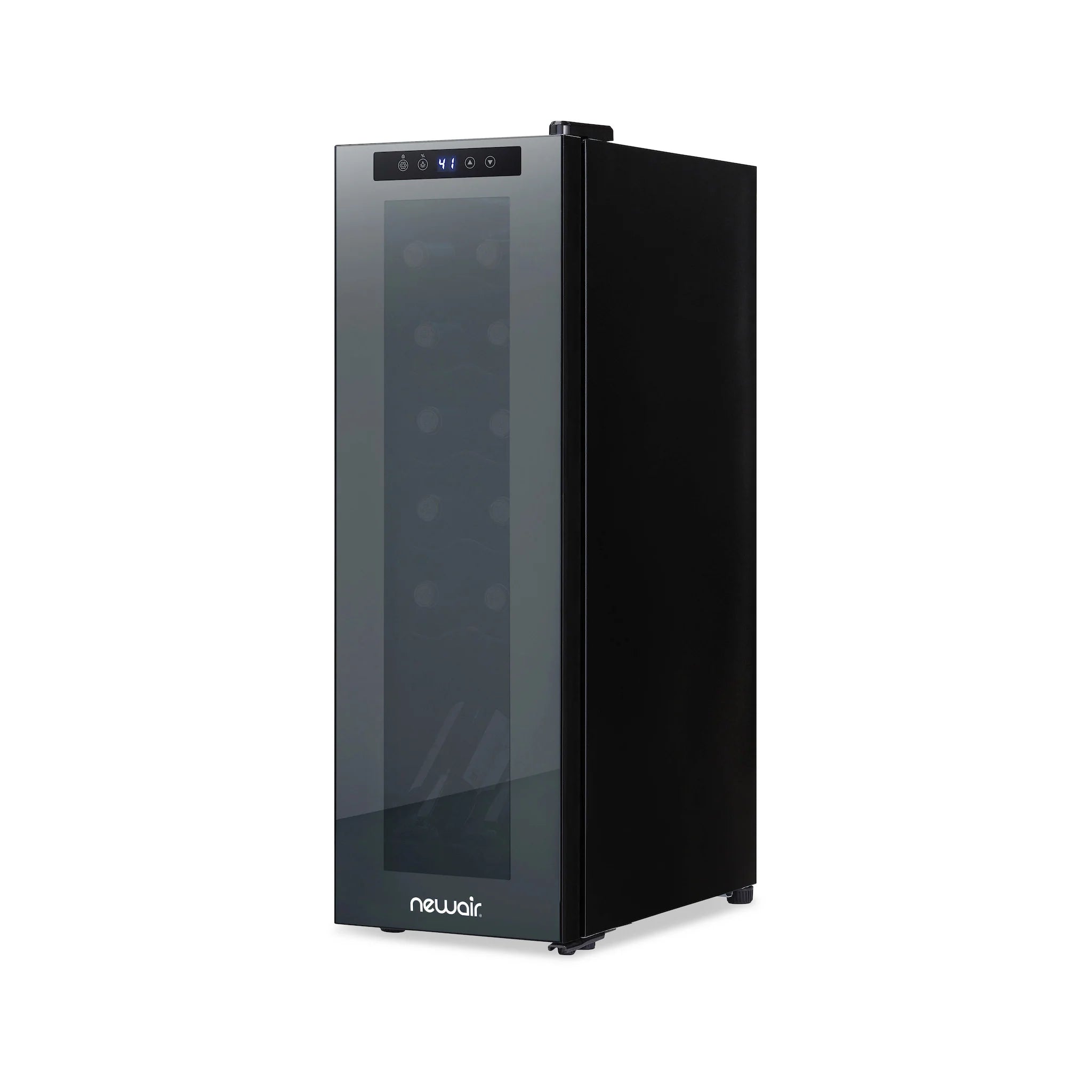2025 Refrigerador de Vinos Independiente Newair® Negro – 12 Botellas – 13,6"
