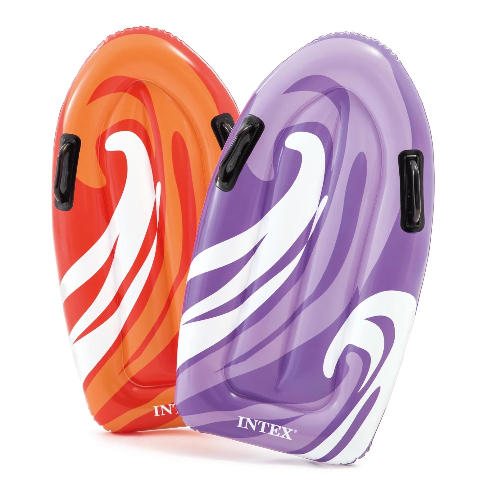 Tobogán de Agua Inflable para Patio Trasero Intex con Surf Riders y Bomba de Aire Eléctrica