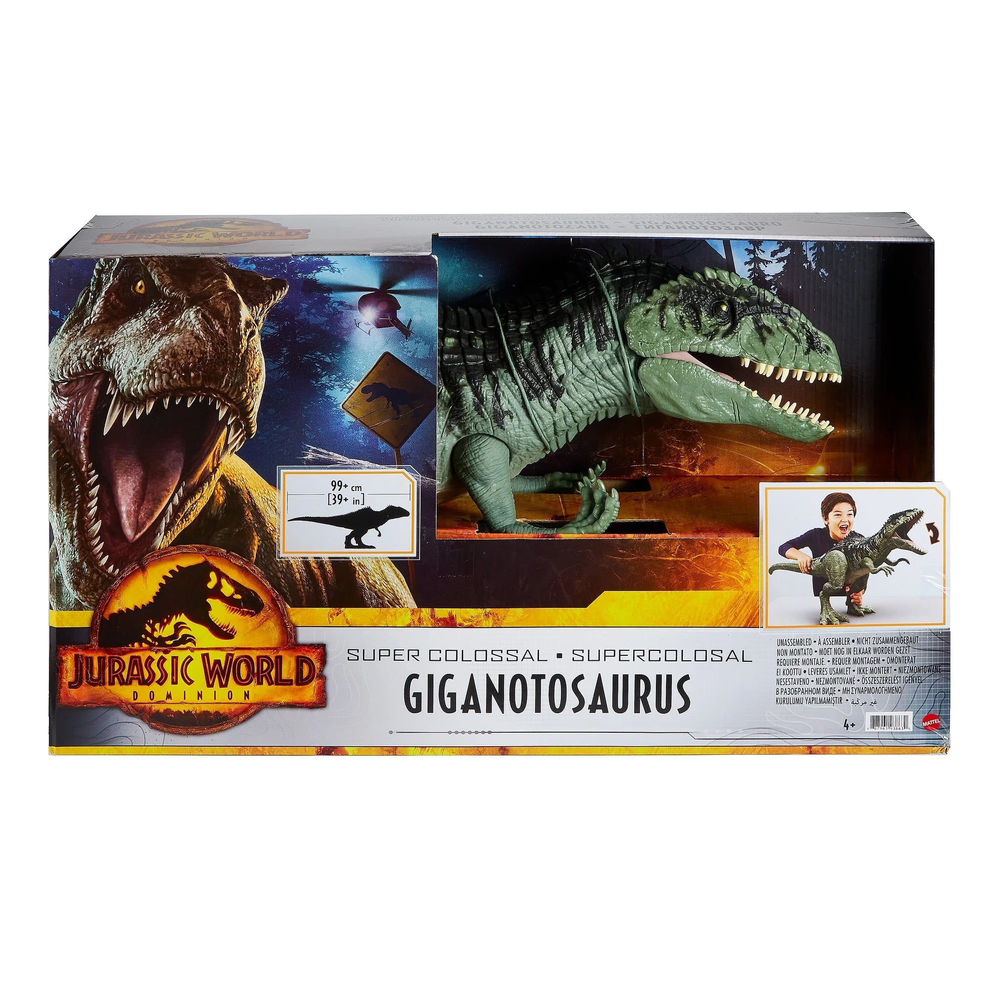 Jurassic World Dominion Súper Colosal Giganotosaurus, Para Niños de 4 Años en Adelante