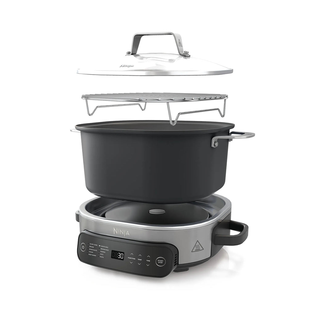 2025 Descubre el Ninja® Foodi® PossibleCooker™ Pro – el PossibleCooker™ versátil para el día a día, que reemplaza 10 aparatos y utensilios de cocina.