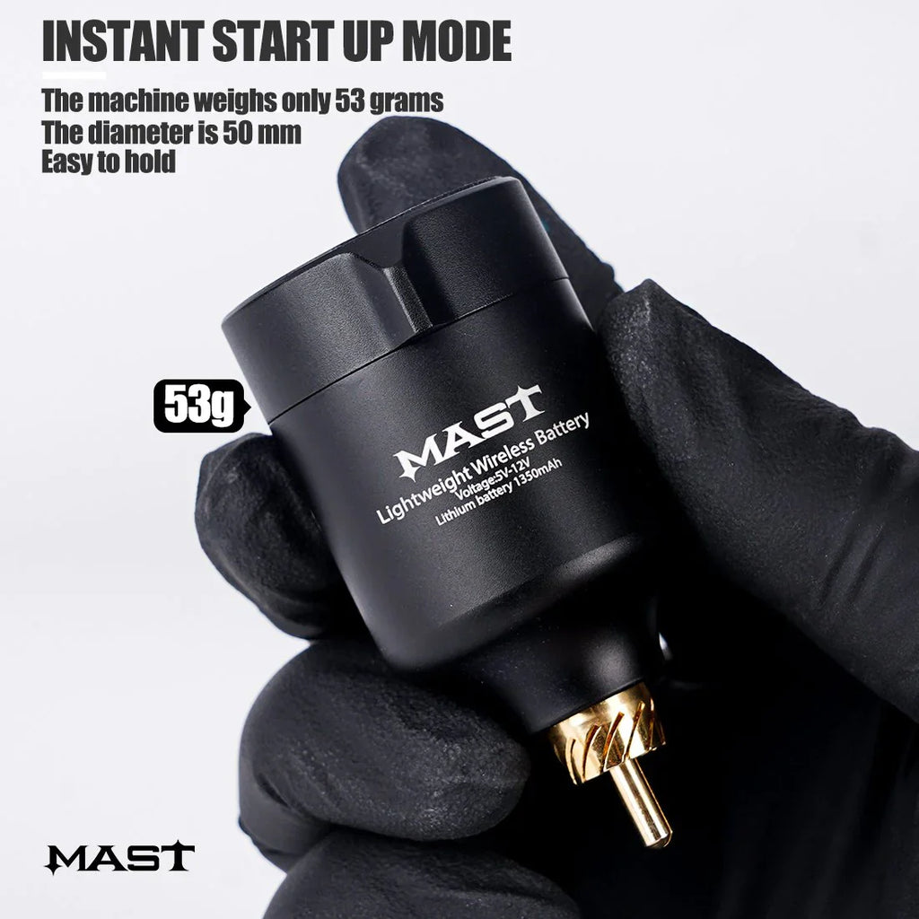 Mast Flip Kit de máquina rotativa tipo bolígrafo para tatuajes con batería inalámbrica