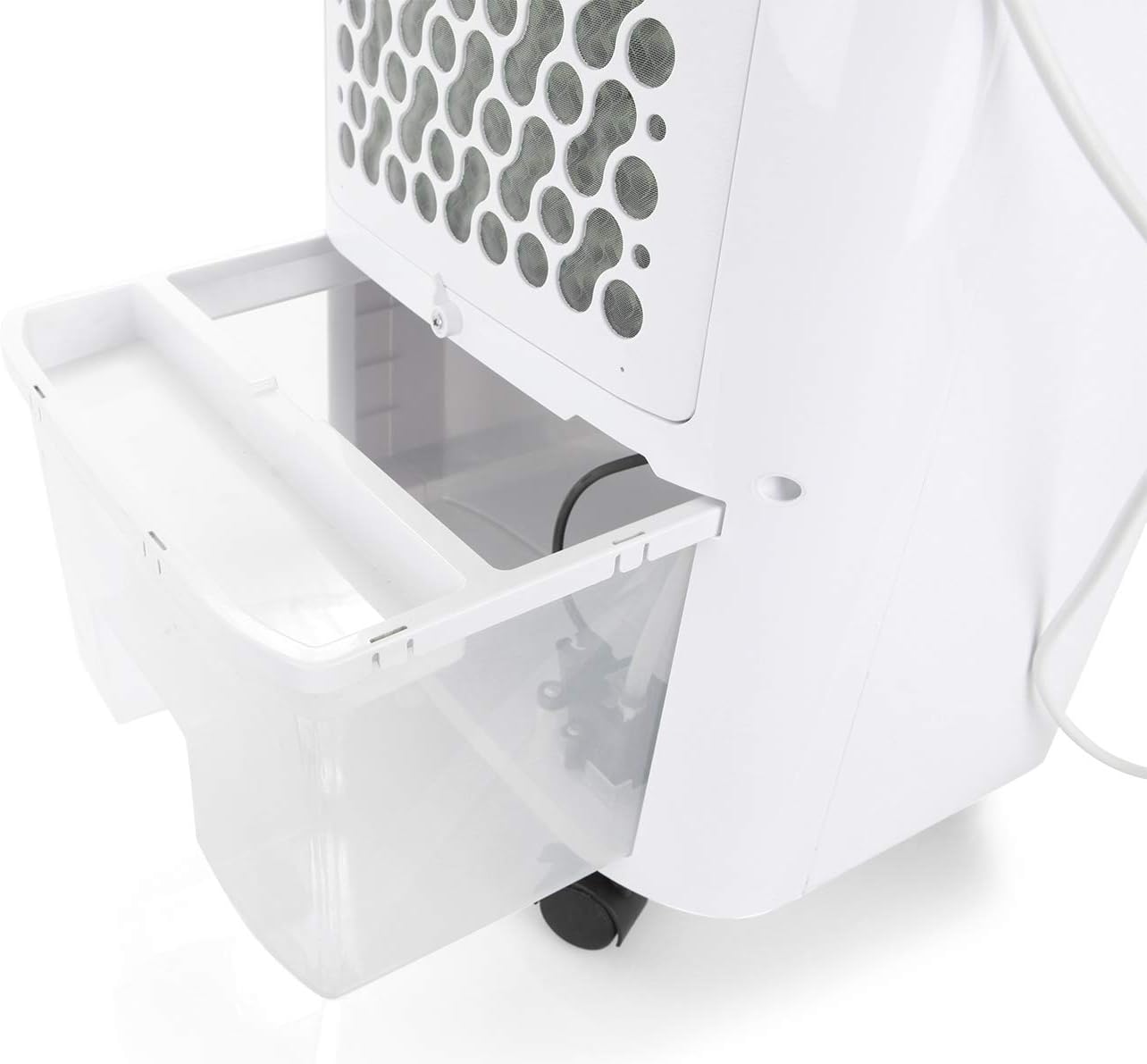 Orbegozo Air 52 – Aire Acondicionado Evaporativo 3 en 1, Depósito de 10 L, 65 W, 3 Velocidades, Temporizador Máximo de 8 Horas, Control Remoto, Acumuladores Fríos, Blanco