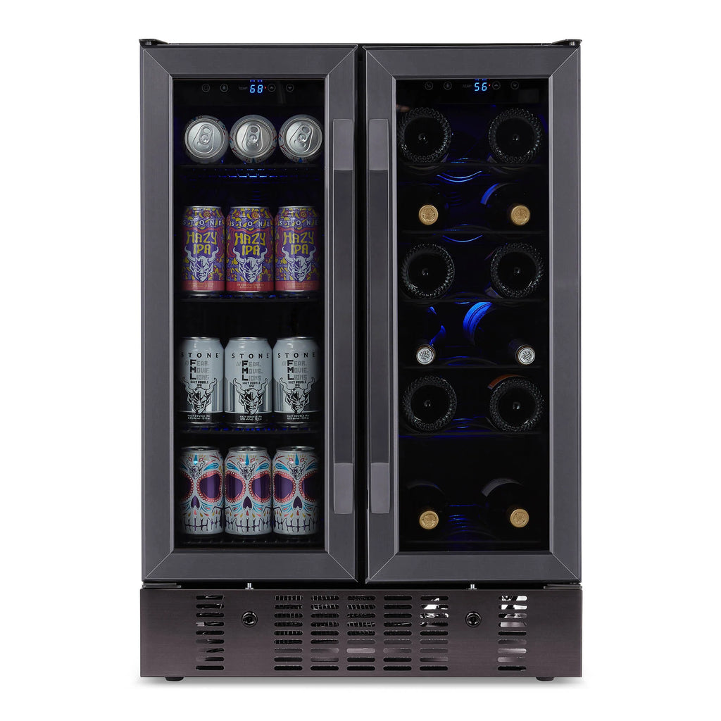 2025 Newair® Refrigerador Empotrable de Doble Zona – 60 Latas y 18 Botellas – 24"