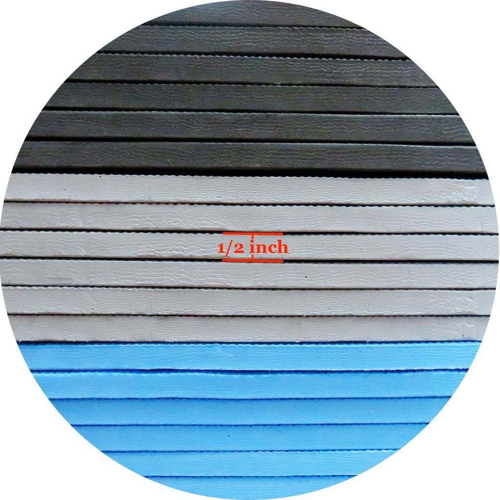Tapete de ejercicio tipo rompecabezas BalanceFrom con losetas entrelazadas de espuma EVA