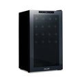 2025 Refrigerador de Vinos Independiente Newair® Negro – 33 Botellas, Doble Zona – 19,5"