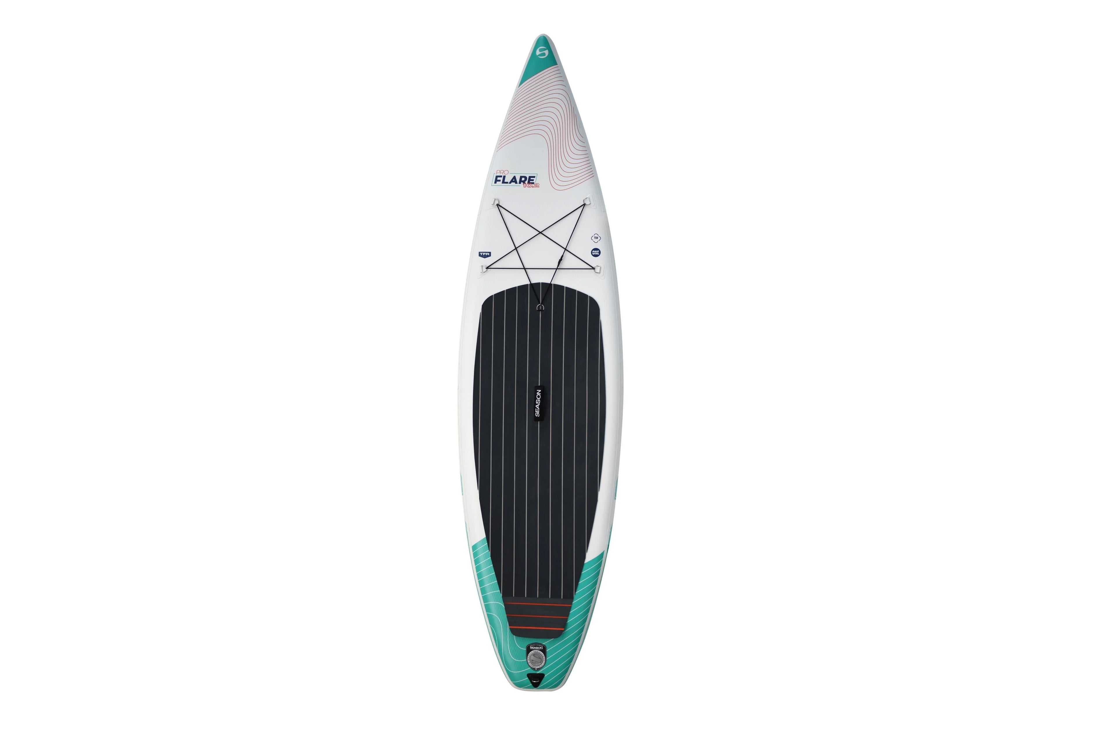 2025 Flare Pro 10.2 Tabla de SUP hinchable Allround – Double Layer Fusion, con remo, bomba y mochila con ruedas