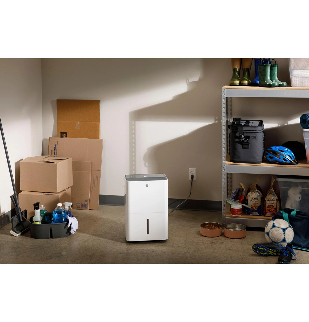 2025 Deshumidificador Portátil GE Energy Star® de 35 Pintas con Función Smart Dry para Espacios Muy Húmedos