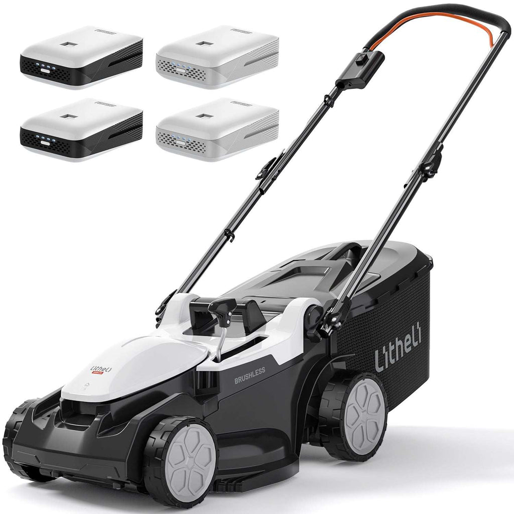 2025 Cortacésped inalámbrico U20 37 cm 2 × 20V con opciones de motor brushless o con escobillas y baterías de 4,0 Ah