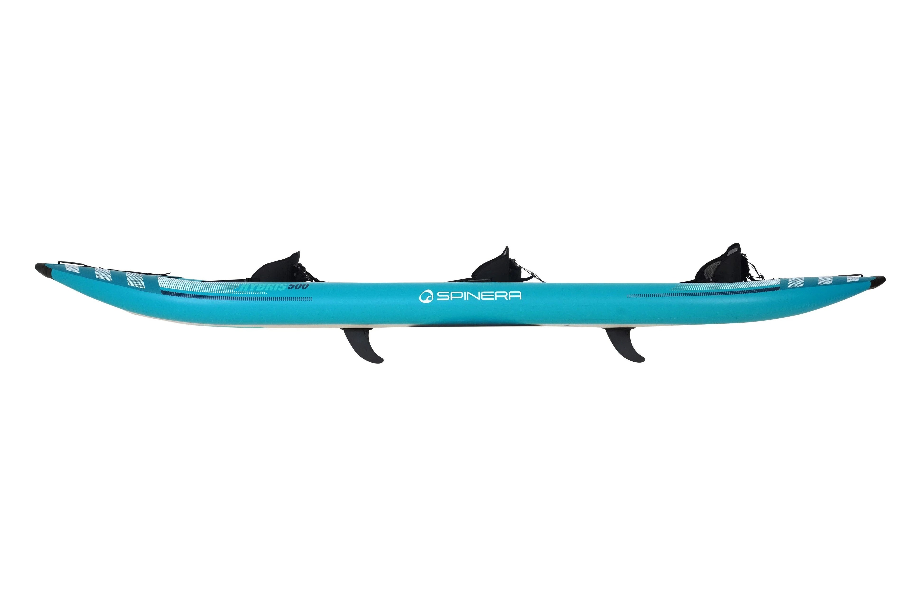 2025 Hybris 500 Kayak hinchable para 3 personas con suelo Drop-Stitch y paredes de PVC