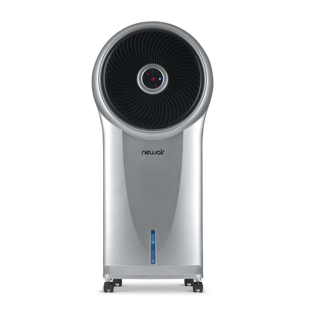 2025 Newair® Enfriador de Aire Evaporativo y Ventilador Portátil 470 CFM – Plateado
