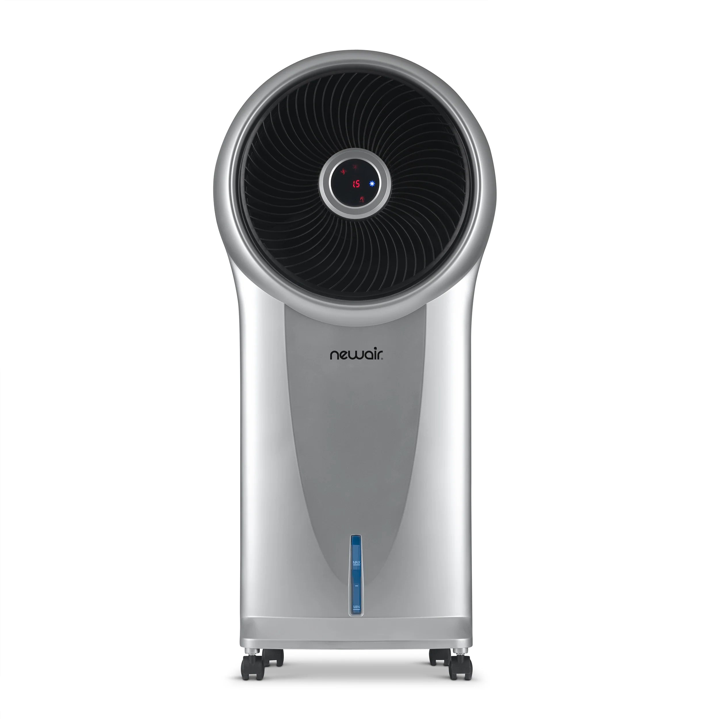2025 Newair® Enfriador de Aire Evaporativo y Ventilador Portátil 470 CFM – Plateado