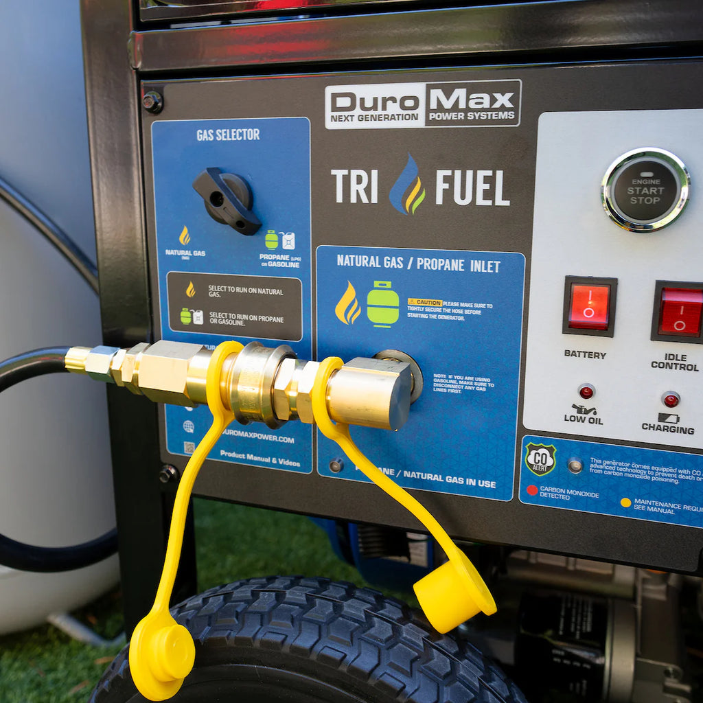 Generador Portátil Trifuel 15 000 W con Arranque Eléctrico