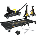 2025 Kit Combo Blackjack 2 Ton con Gato Hidráulico, 1 Par de Soportes, Crawler Plegable, Llave de Cruceta y 1 Par de Calzos Antideslizantes