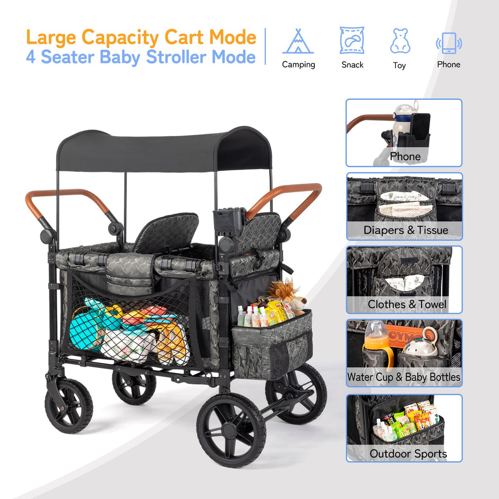 JOYMOR Cochecito Tipo Carrito con Protección UV WS1GC4SD