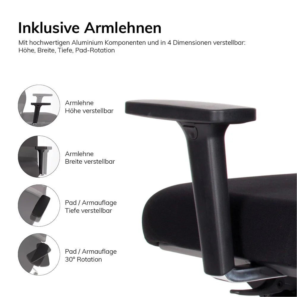 2025 Silla de Oficina Ergonómica Agilis AG10 EL SALVADOR DE ESPALDA con Bandas de Colores – Configurable