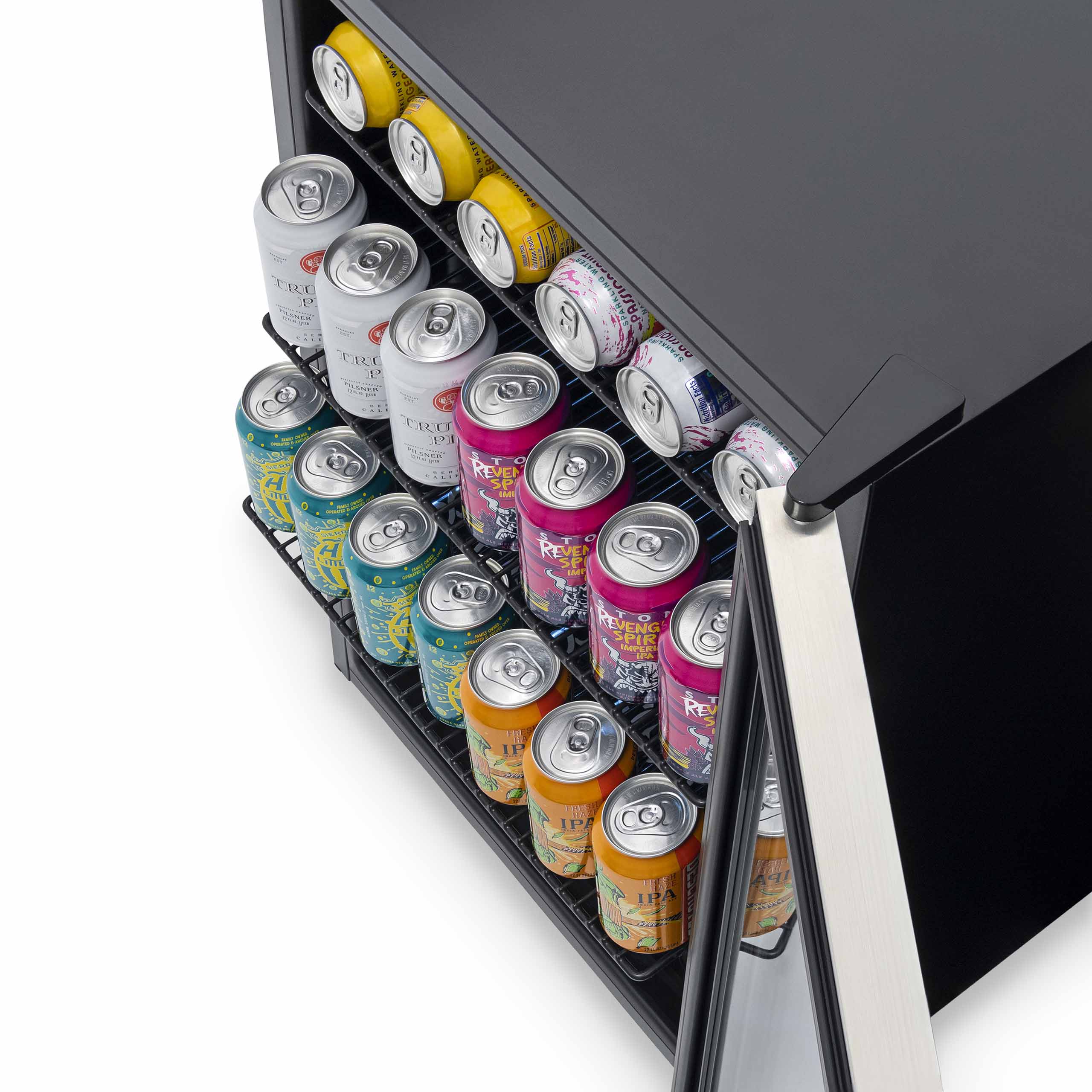 2025 Newair® Refrigerador de Bebidas Independiente en Acero Inoxidable – 160 Latas – 21,3"