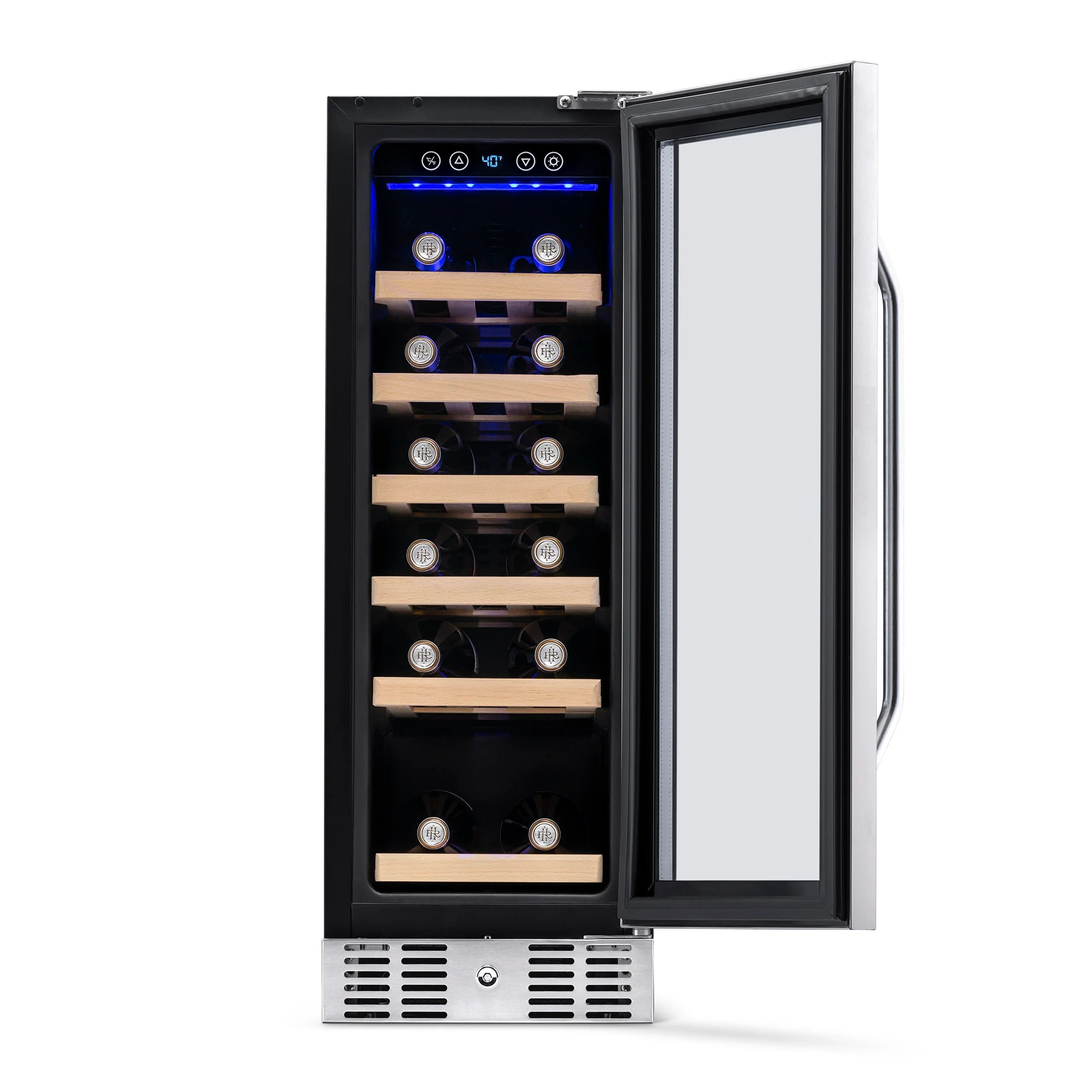 2025 Refrigerador de Vinos Empotrable Newair – Acero Inoxidable