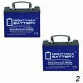 Batería de Gel Mighty Max 12V 35AH para Invacare Pronto M50, M51, M61, M71 – Paquete de 2 – Producto de Marca