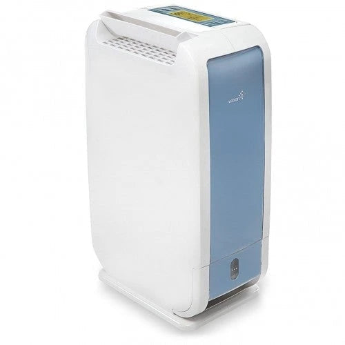 Deshumidificador desecante compacto y silencioso Ivation de 13 pintas para áreas pequeñas – con manguera de drenaje continuo para espacios reducidos, baño, ático, espacio de arrastre y closets – para espacios de hasta 25 metros cuadrados (