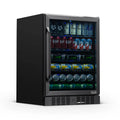 2025 Refrigerador Empotrable Newair® de 177 Latas – 24” – Acero Inoxidable Negro