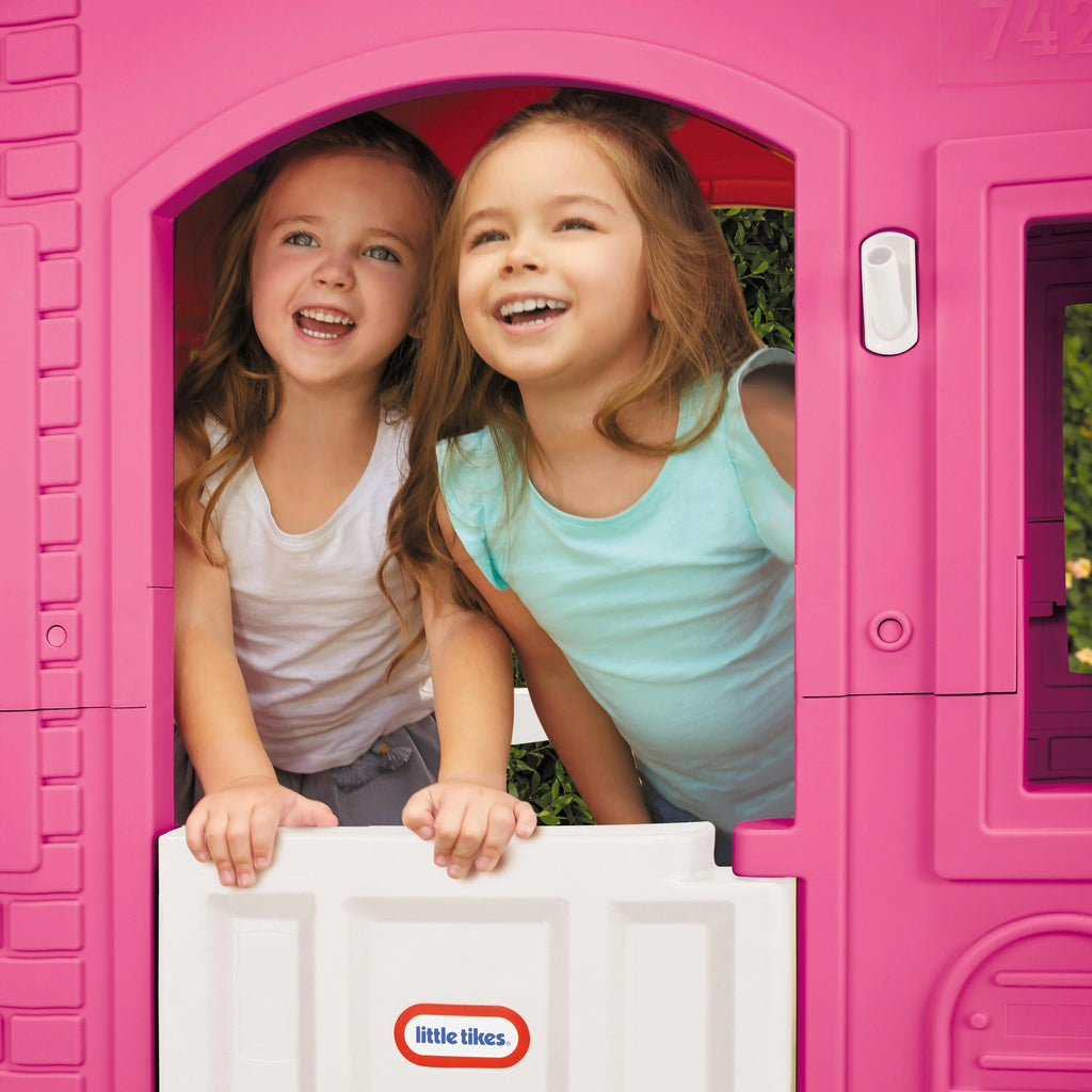 Casita Little Tikes Cape Cottage, Rosa – Casa de Juego para Niñas y Niños de 2 a 8 Años