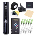 Kit de Máquina de Tatuaje Inalámbrica Dragonhawk X9 con Motor Mcore-L1 – Horas de Trabajo Extremadamente Largas
