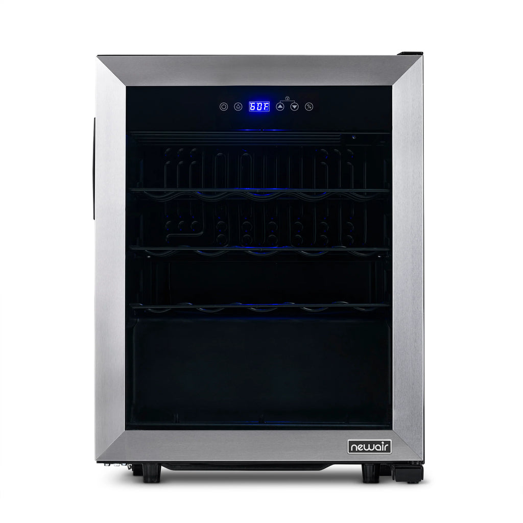 2025 Refrigerador de Vinos Independiente Newair® de Acero Inoxidable – 23 Botellas – 18,9"