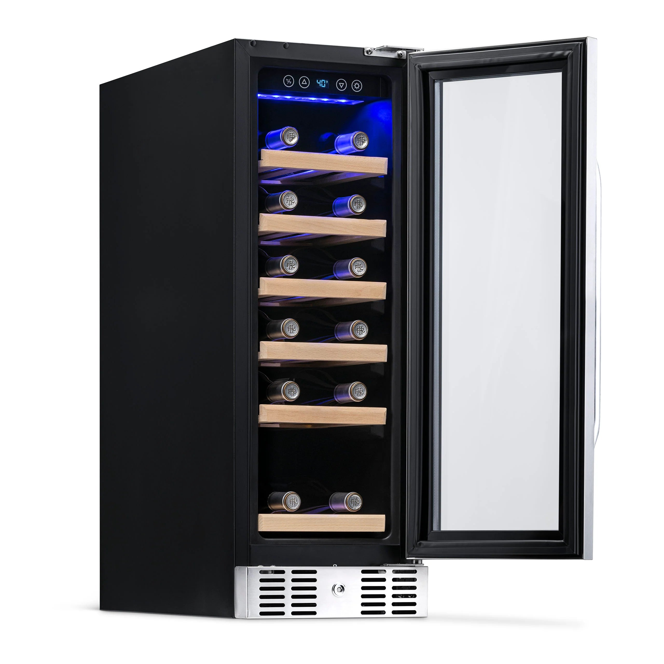 2025 Refrigerador de Vinos Empotrable Newair – Acero Inoxidable