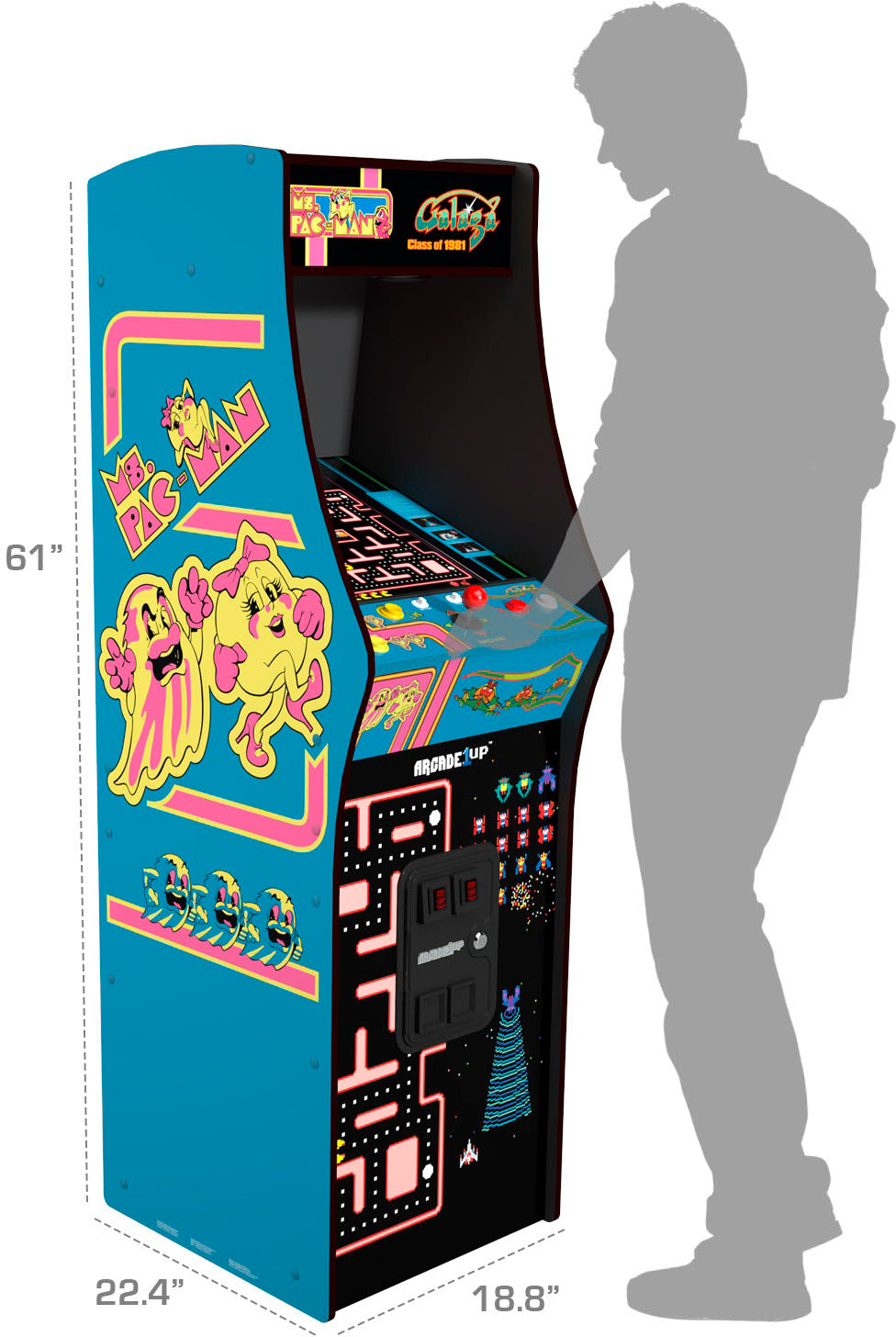 Arcade1Up – Arcade Deluxe Class of '81 – Azul