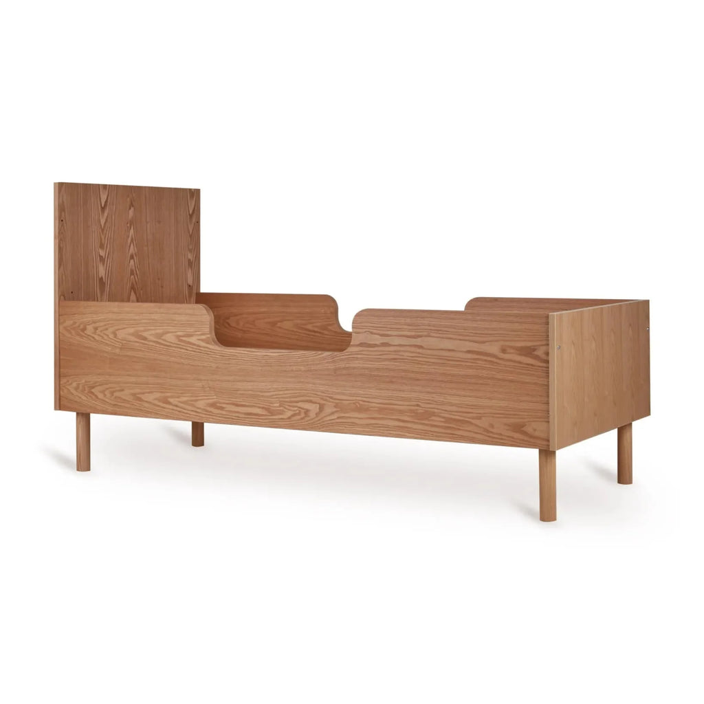 2025 Kit Junior Quax Hai No Ki – Extensión de somier para cuna 140x70 cm | Transformación en cama junior 170x70 cm | Fresno certificado FSC y MDF | Color natural