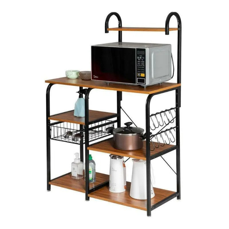 Carro de Almacenamiento para Microondas de Cocina Premium, 35.5”