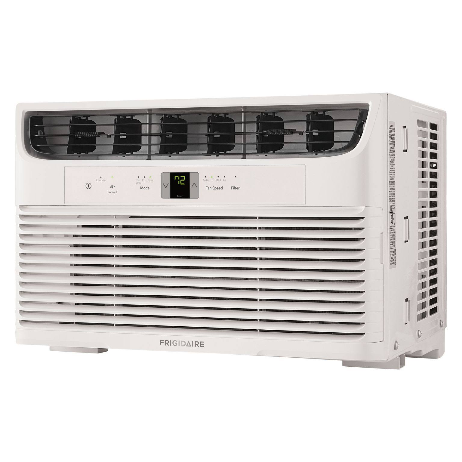 2025 Aire Acondicionado de Ventana Frigidaire 8,000 BTU con WiFi y Control Remoto, Multi-Velocidad, Modo Eco, Blanco