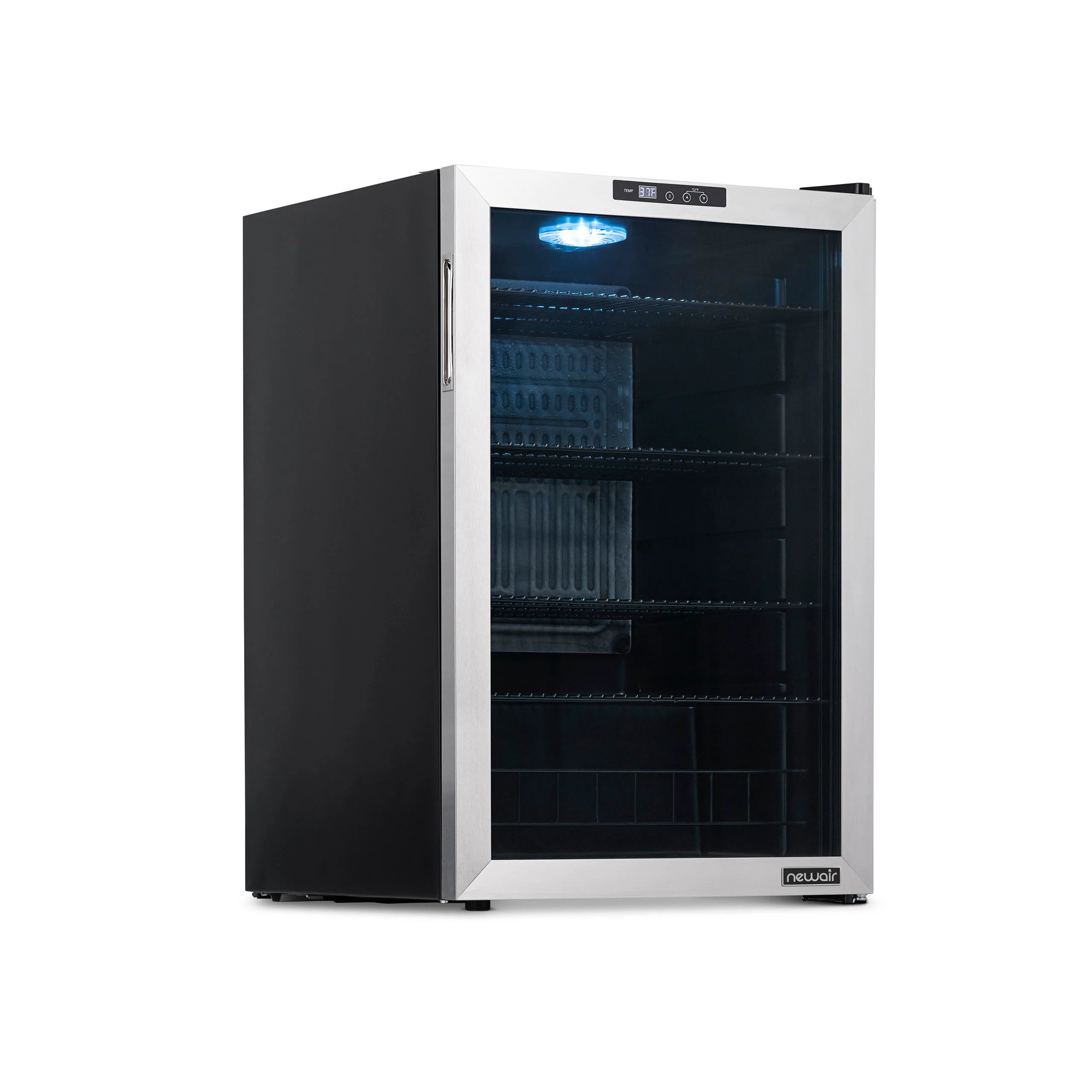 2025 Newair® Refrigerador de Bebidas Independiente en Acero Inoxidable – 160 Latas – 21,3"