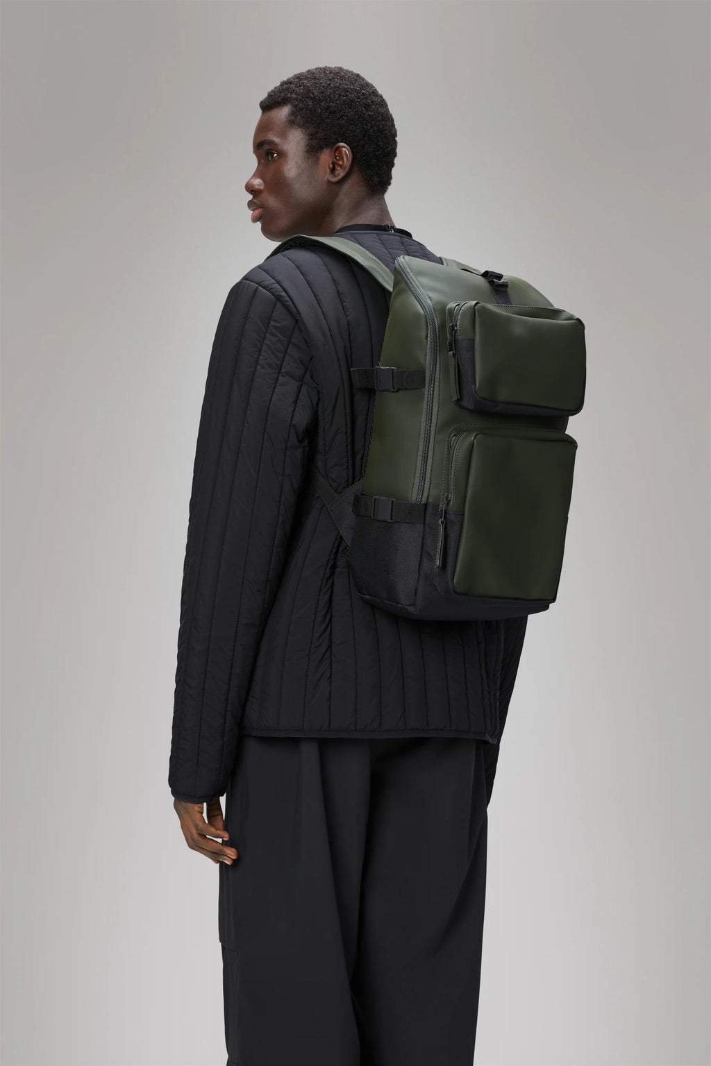 2025 Mochila Trail Cargo – Mochila Versátil y Resistente con Compartimento para Portátil de 13" y Bolsillos Exteriores Adicionales, en Tejido PU Impermeable