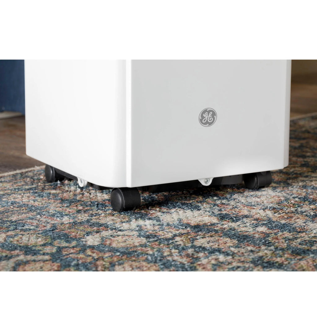 2025 GE Appliances APFD05JASW – Aire Acondicionado Portátil de 5 100 BTU con Deshumidificador y Control Remoto (Blanco)