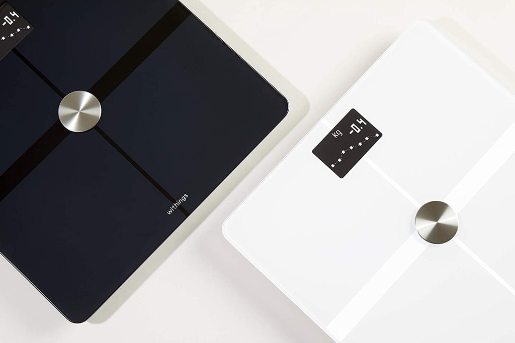 2025 Withings Body+ - Báscula Digital Wi-Fi Inteligente con Sincronización Automática a la App del Smartphone