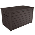 Keter XXL Caja de Almacenamiento de Plástico para Exterior de 230 Galones para Patio, Jardín o Muebles de Exterior - 870 Litros