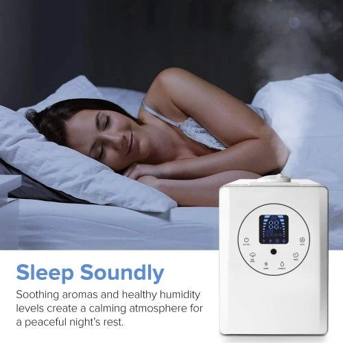 Humidificadores LEVOIT para Dormitorio y Habitaciones Grandes (6L), Humidificador Ultrasónico de Aire con Niebla Cálida y Fría para el Hogar, Toda la Casa, Cuarto del Bebé, Humedad Personalizada, Control Remoto, Libre de Gérmenes y Ultra Silencioso