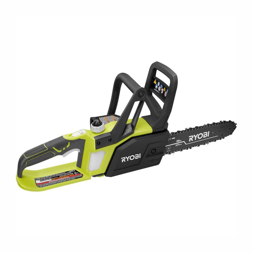 2025 Sierra de Cadena Inalámbrica RYOBI ONE+ 18V de 10 Pulgadas (Solo Herramienta) P546BTL