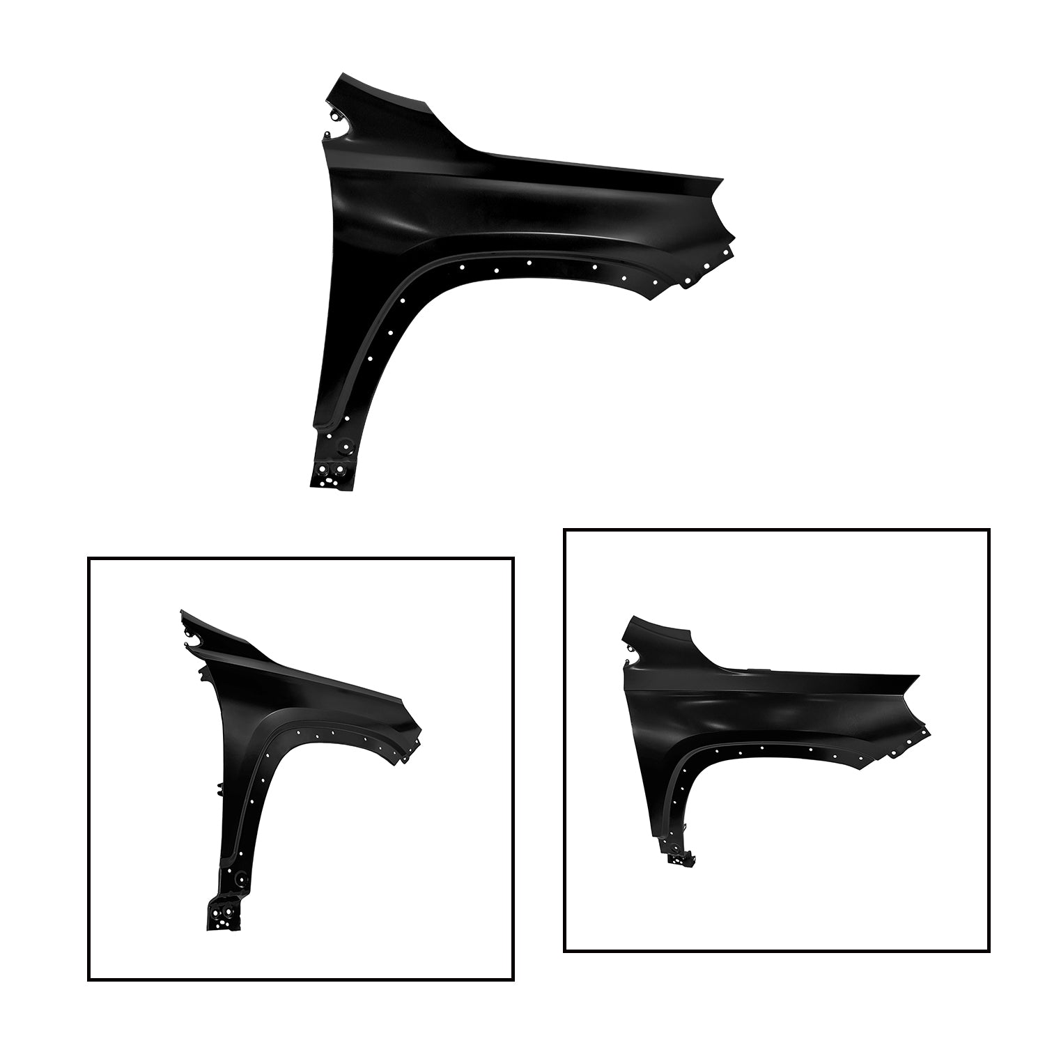 Replacement Front Fender, RH, 2017-2023 Gmc Terrain, 84278263, (STEEL)